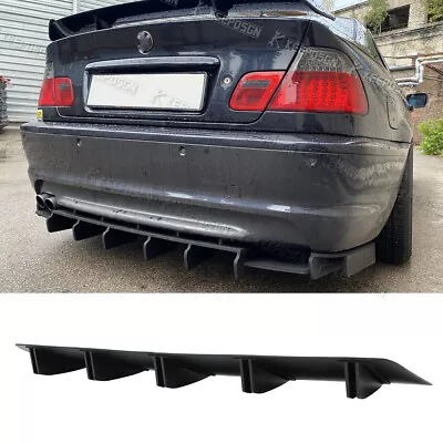 32  Rear Bumper Spoiler Diffuser Lip Shark Fin Splitter For E36 E46 E93 E90 E92 • $32.99