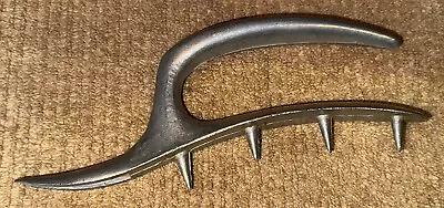 Vintage Aluminum Handheld Meat Tenderizer Spiked Fork And Spikes Japan • $14.97