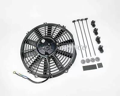 12  Universal Electric Radiator Push/Pull Cooling Fan W/ Straight Blades 12V 80W • $46.95