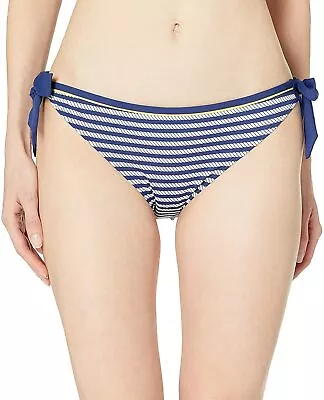 Cleo Panache (CW0277) Lucille Nautical Stripe Side-Tie Swim Bikini Bottom • £9.63