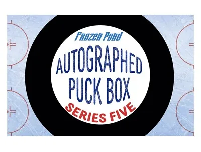 £7.27 • Buy NEW YORK RANGERS Frozen Pond Autograph Hockey Pucks S5 FULL CASE Live Break 1box