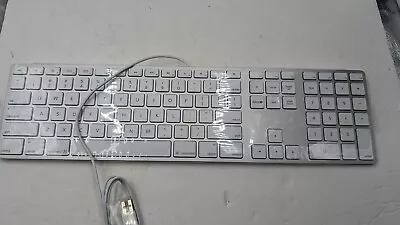 Genuine Apple Wired USB  Keyboard Model A1243 • $24.99