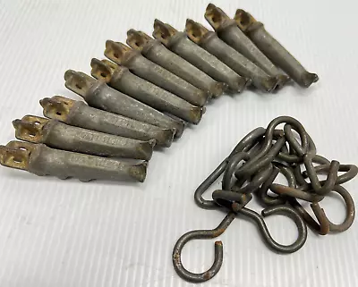 Vintage Lot Of 11 Cast Iron Spouts Spiles Taps Syrup W/ Hooks 11 Of Each • $16.95