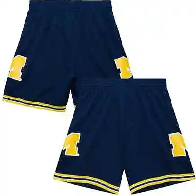 Mitchell&ness Michigan Wolverines 1991 Swingman Road Shorts Size Xl Nwt $85 • $47.95