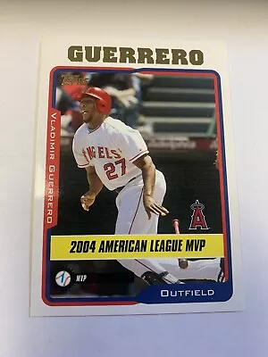 2005 Topps 2004 AL MVP Vladimir Guerrero California Angels  • $1.19