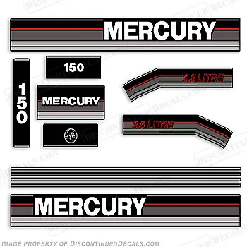 Fits Mercury 1993 150HP Outboard Decals • $109.95