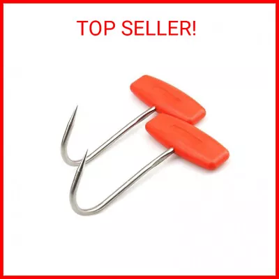 2PCS Meat Hooks For ButcheringT Shaped Boning Hooks With Handle 6 Inch Stainles • $17.86