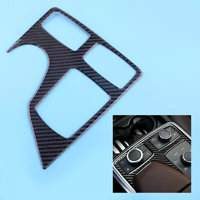 Carbon Fiber Multimedia Panel Cover Trim Decal Fit For Mercedes Benz GLE GLS ML • $16.46