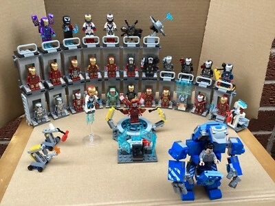 £339.99 • Buy LEGO 76125 - Marvel Avengers Iron Man Hall Of Armour  MOC Extra Figures