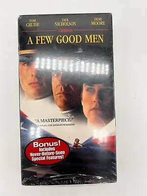 A Few Good Men (VHS 1993)  Jack Nicholson Tom Cruise Demi Moore New Sealed • $9.09