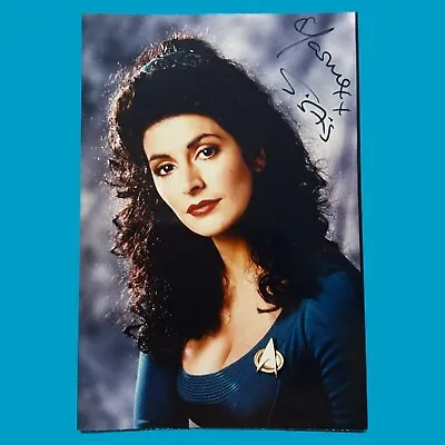 Marina Sirtis Signed Autograph 4x6 As Deanna Troi Star Trek • $29.99