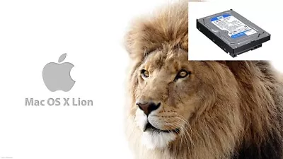 Apple Imac Mac Pro Mini 500gb Sata 3.5 Hard Disk Drive+os X Lion Plug & Play • £24.95