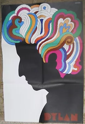 1967 BOB DYLAN Psychedelic Poster By Milton Glaser 1st Print From LP EX Cond. • $23.50