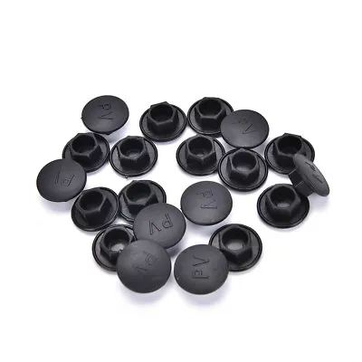 20X Black Hex Socket Allen Bolt Screw Nut Hexagon Head Cover Cap Protector H-LU • $5.09