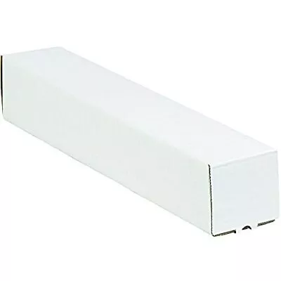 White Square Mailing Tubes 18  L X 3  W X 3  H Pack Of 25 • $54.46