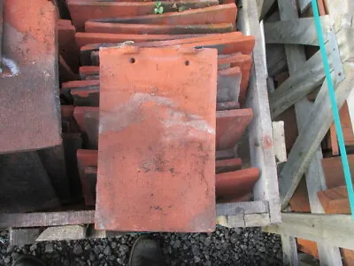 ROOF TILES -100 X Large Clay Nib TILES GOOD USED CONDITION • £55
