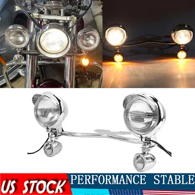 Passing Light Bar Turn Signals For Kawasaki Vulcan VN 800 1500 1600 1700 2000 • $66.12