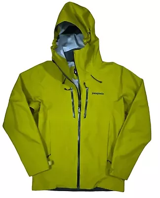 Patagonia Triolet Gore-Tex Jacket Mens Lime Green Size XS $450 MSRP • $229.95