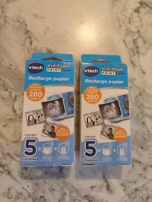 2 Pack VTech KidiZoom Printcam Paper Refill Pack 280 Photos Per Pack Rolls • $16.49