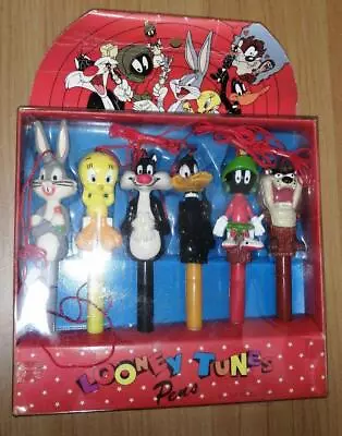 $108.58 • Buy Looney Tunes Vintage Pen Set With PVC Figure Lot Of 6