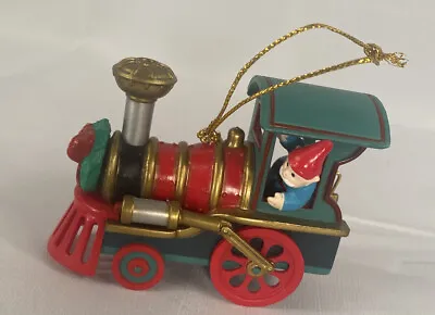 Vintage Montgomery Ward Rudolph's Workshop Ornament Elf ACME Snow Machine • $22