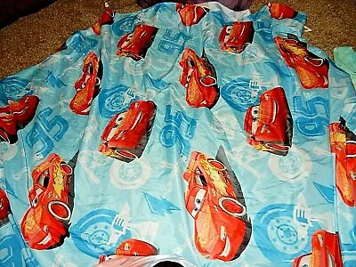 2H Disney Pixar CARS 3 Lightning McQueen Twin Flat Bed Sheet {Microfiber Fabric} • $22.99