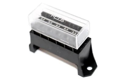 Standard Blade Fuse Holder 6 Way Bottom Entry Electrical Box Car Van Auto FU15 • £6.99