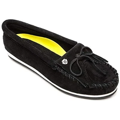 $21.63 • Buy Minnetonka Women's Kilty Plus Suede Moccasins With Water Resistant Treatment 7 M