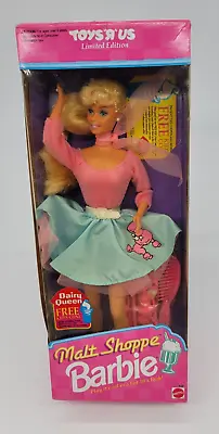 Vintage Malt Shoppe Barbie Doll 1992 Toys R Us Limited Edition Mattel 4581 • $19.99