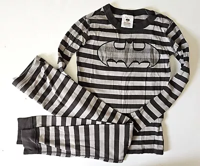 Hanna Andersson 140 10 Batman Organic Cotton Pajamas Long Johns NG1-5 • $16.14