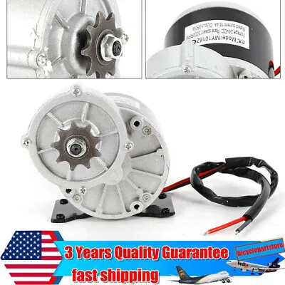 350W 24V 18.4A Electric Geared Motor For Bicycle E-Bike Scooter Electric Vehicle • $47.50