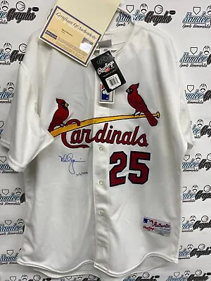 Vintage Mark Mcgwire Signed Autographed Baseball Rawlings Jersey-steiner Mlb Coa • $549.99