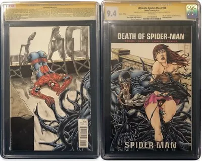 NESTOR CELARIO JR ORIGINAL Sketch Art CGC 9.4 Signed Spider-man Venom Mary Jane • $1299.99