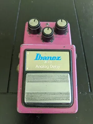 Ibanez AD9 Orig 1982 Vintage Analog Delay Effect Pedal Japan – Used Black Label • $199.99