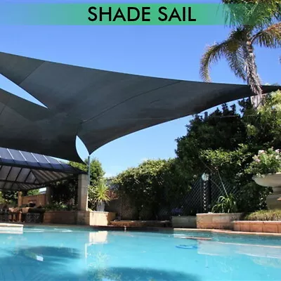Heavy Duty Garden Patio Sun Shade Sail Waterproof Awning Canopy 98% UV Protected • £11.99