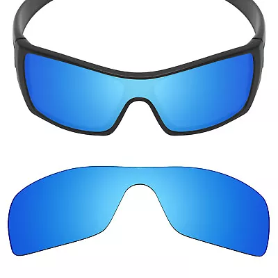 Hdhut Polarized Replacement Lens For-Oakley Batwolf Ice Blue Mirror Color OO9101 • $24.98