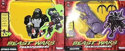 Transformers Beast Wars [OPTIMUS PRIMAL + MEGATRON] Walmart Reissue Hasbro  • $80