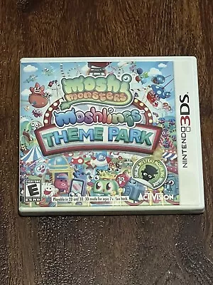 Moshi Monsters:  Moshlings Theme Park - 2012 Nintendo 3DS - Complete  • $7.80