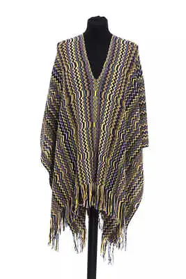 Missoni Multicolor Wool Poncho • $347
