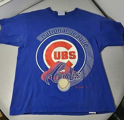 Vintage 1993 The Game Chicago Cub Big Logo Tee Shirt L • $20