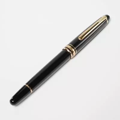 Montblanc Meisterstuck Classique Gold Accent Black Resin Rollerball Pen 5.5  • $140