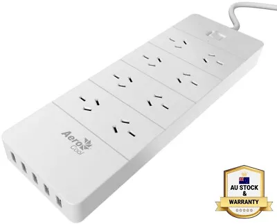 Aerocool ASA QA8A5U2 PowerStrip W/ 8AC & 5USB *AU STOCK* • $34.50