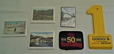 Vintage Sun Valley Idaho 50 Yr Patch Magnets Guido's Scraper Idaho Collectables • $25