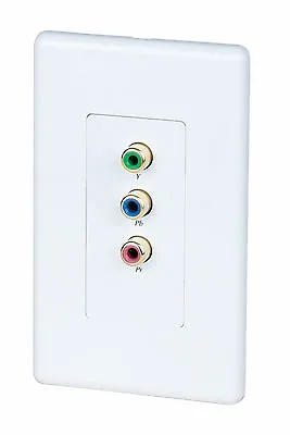 Component Video Extender Over Single Cat5/6 Cable Wall Plate Set YW01  • $47.50