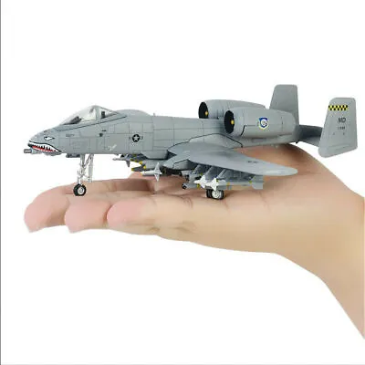 1:100 Metal Alloy Diecast U.S. Military Aircraft A-10 Attack Plane Fighter Model • $39.99