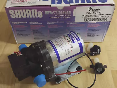 £119.95 • Buy SHURFLO 24 VOLT - 10.6 L/min - 30psi - Coach / Truck / Horsebox  Water Pump 24v 