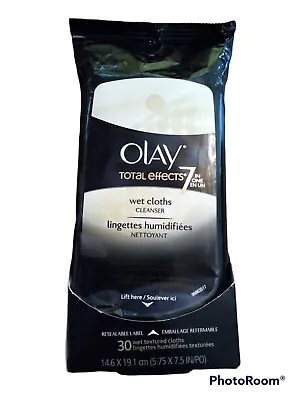 $25.99 • Buy Olay Total Effects 7 In 1 Wet Anti Aging Cleansing Cloths Resealable New