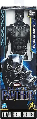 Marvel Black Panther Action Figure 12  Titan Hero Series Hasbro • £10.95