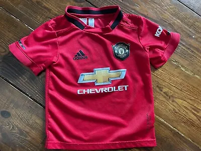 MANCHESTER UNITED FC ‘Adidas’ HOME Shirt 2019-2020 (2-3 Years) Childs Boys  • $27.38