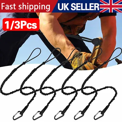 3 Pack Tool Lanyard Scaffold Lanyard Tool Heavy Duty Tether Locking Carabiner UK • £5.49